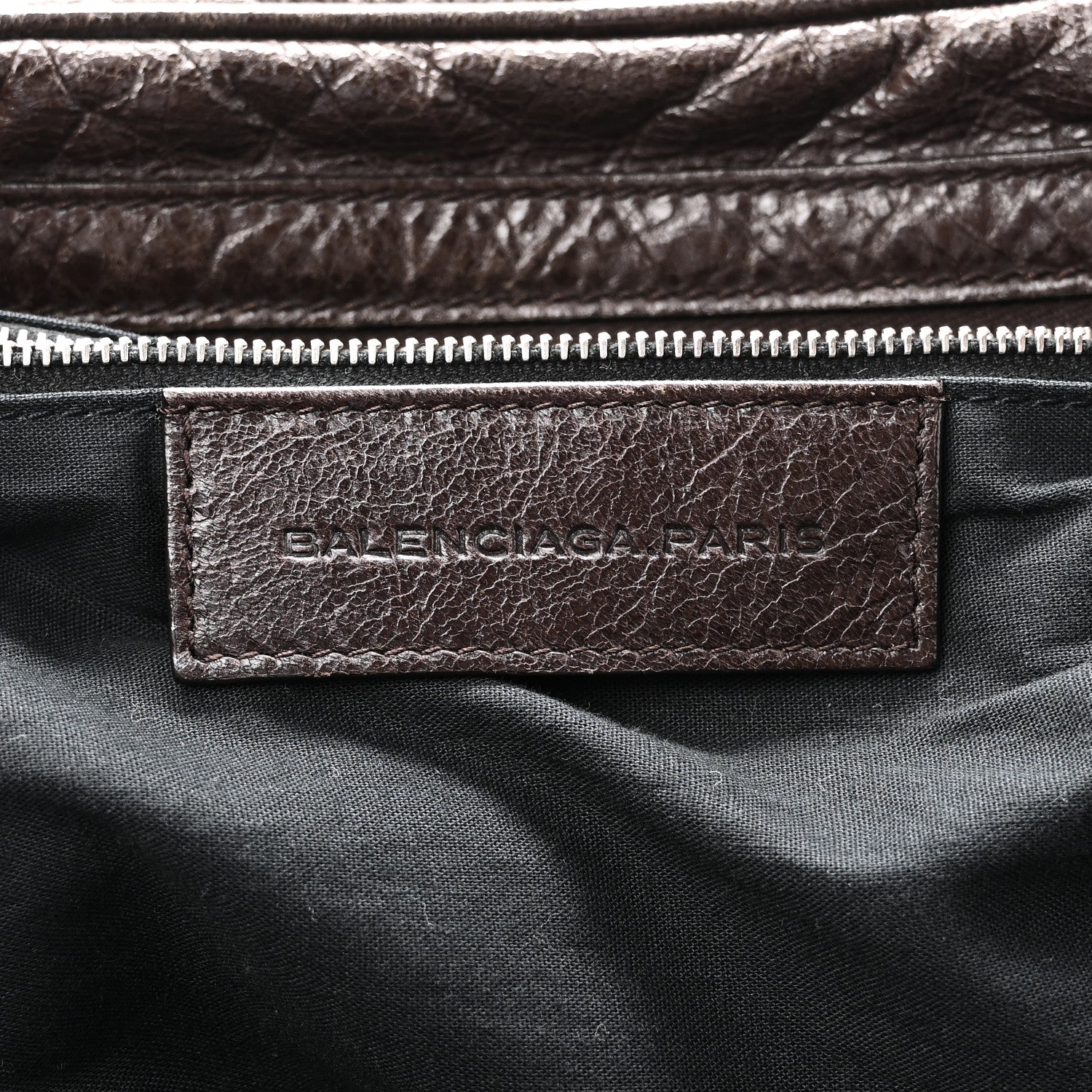 Balenciaga Agneau Classic Hardware Mens Mini Folder Cigare Fonce