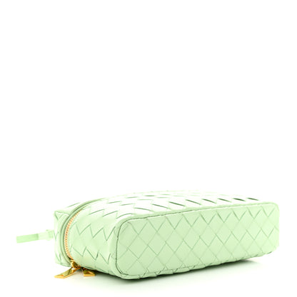 Bottega Veneta Calfskin Intrecciato Bang Bang Vanity Case Fresh Mint 4 of 9