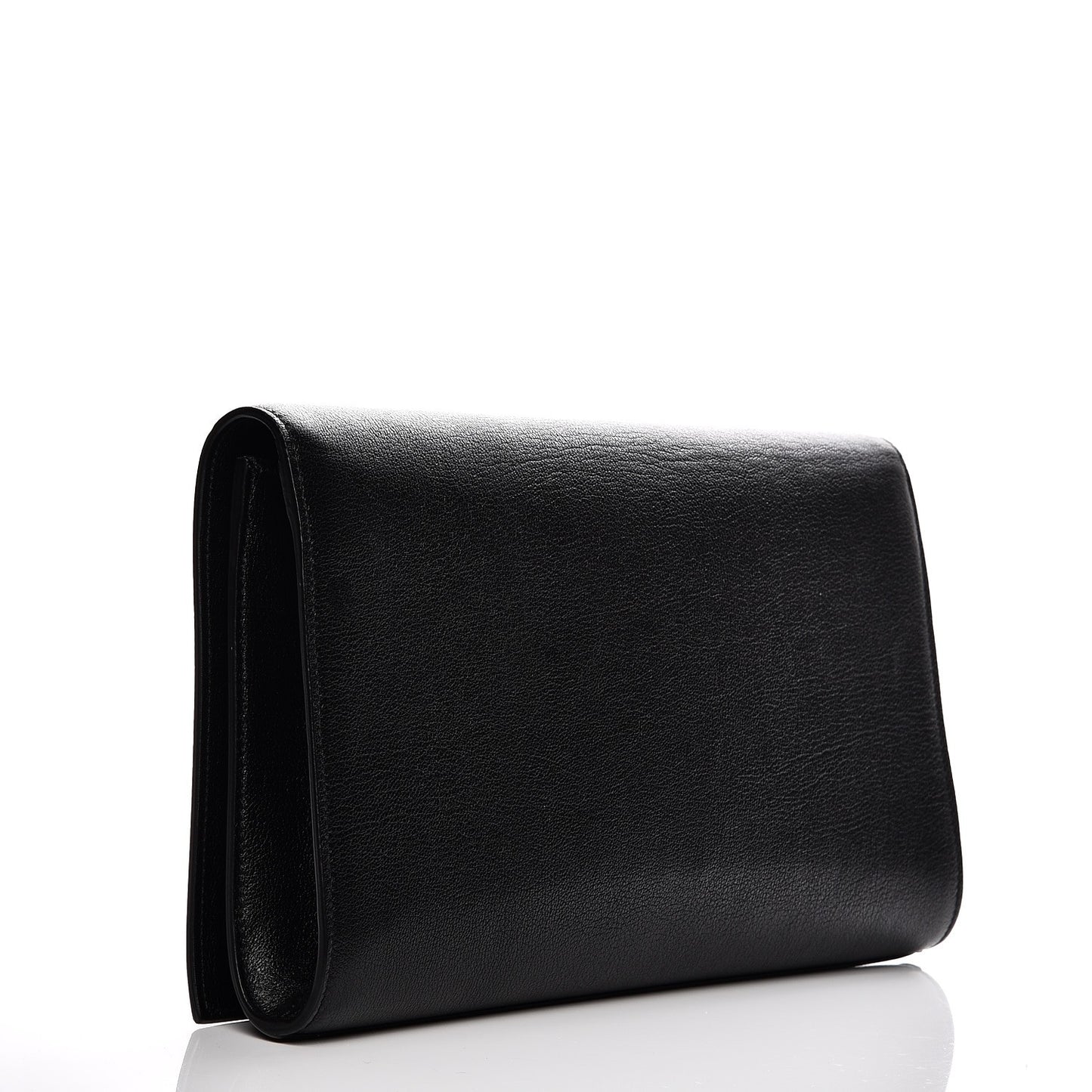 Calfskin Monogram Large Belle De Jour Clutch Black