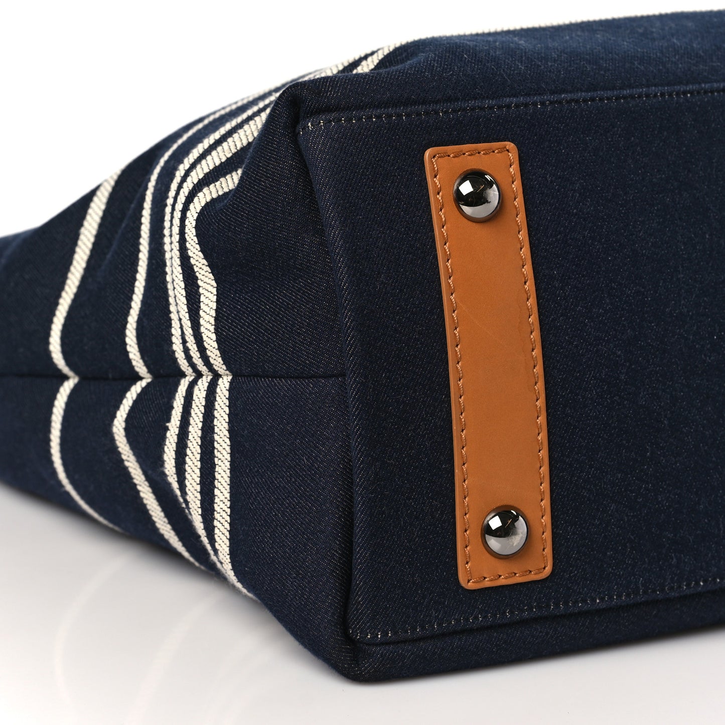 Denim Large Shopping Tote Blue