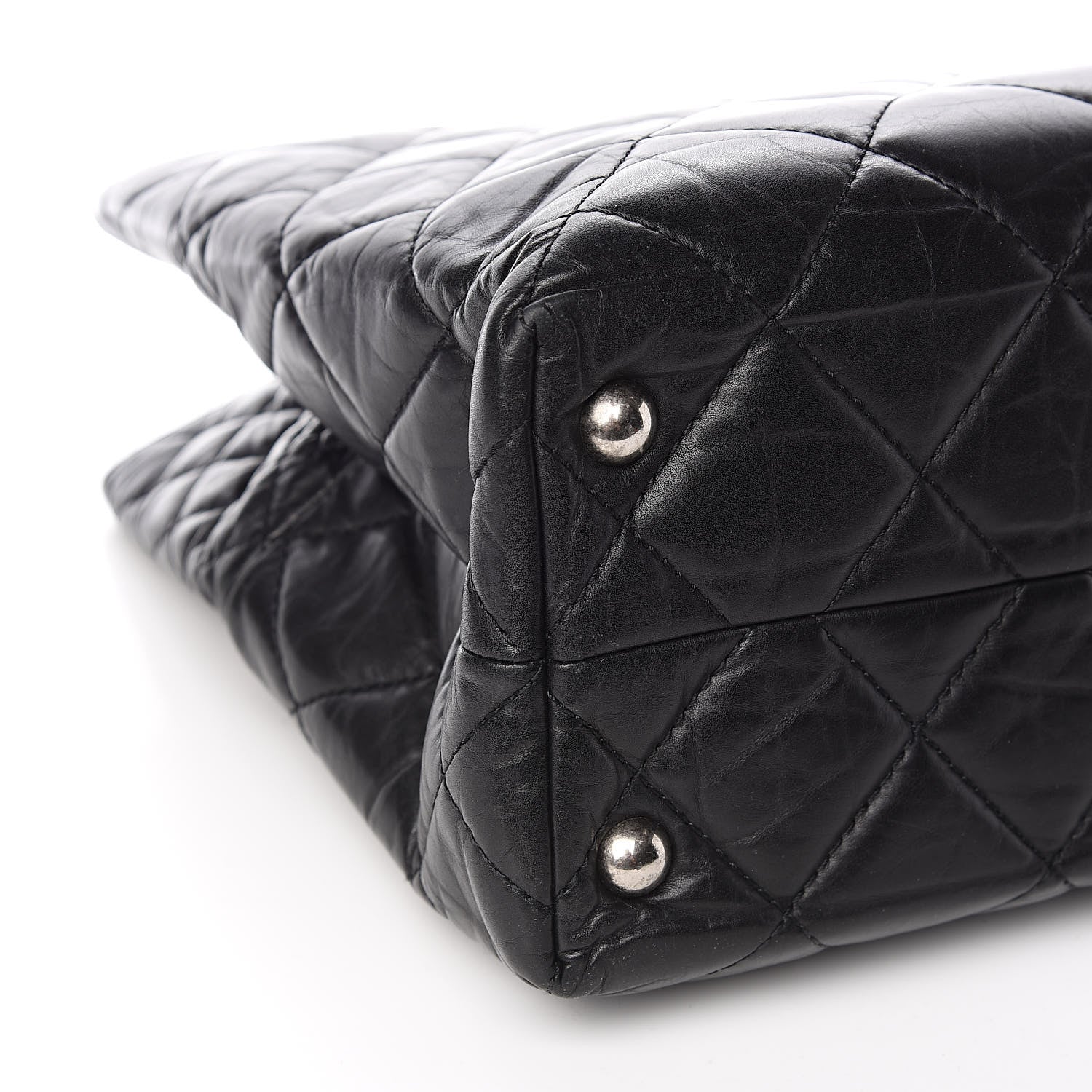 Chanel Aged Calfskin Quilted Reissue 2.55 Tote Black 8 of 11