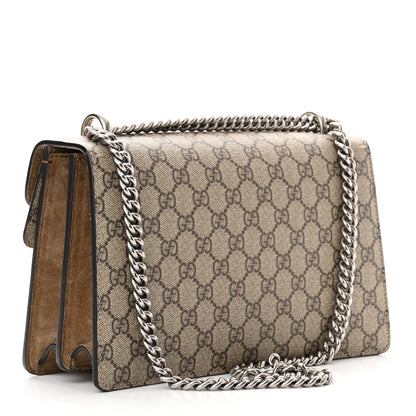 Gucci GG Supreme Monogram Small Dionysus Shoulder Bag Taupe 3 of 10