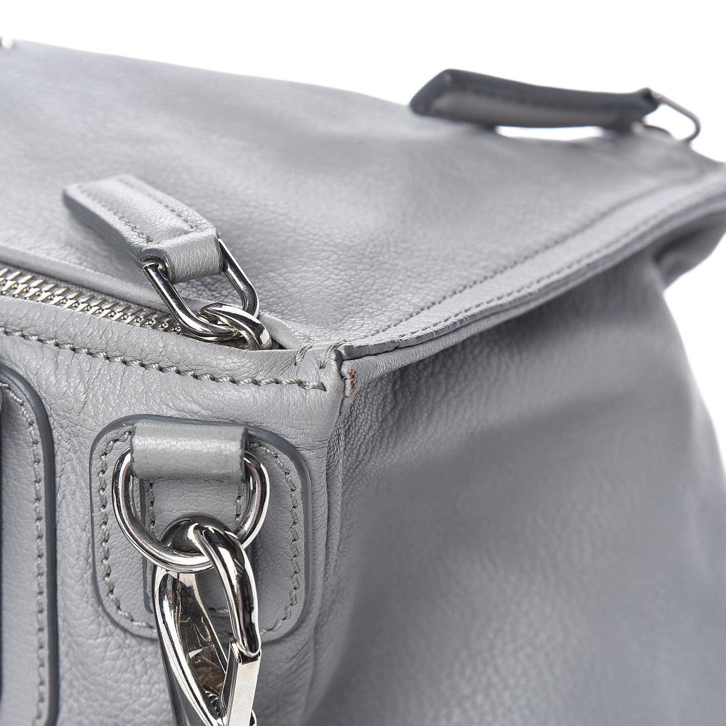 Sugar Goatskin Medium Pandora Pearl Grey