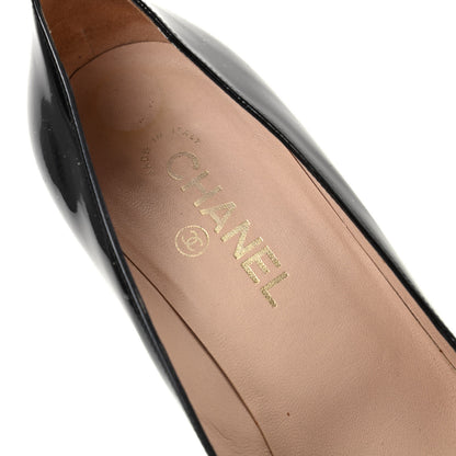 Chanel Patent CC Pumps 40 Black 8 of 11
