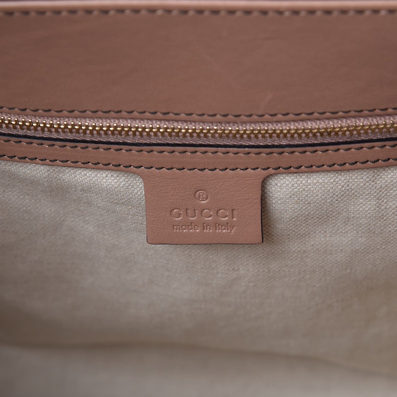 Gucci Guccissima Large Emily Chain Shoulder Bag Camelia 6 of 7