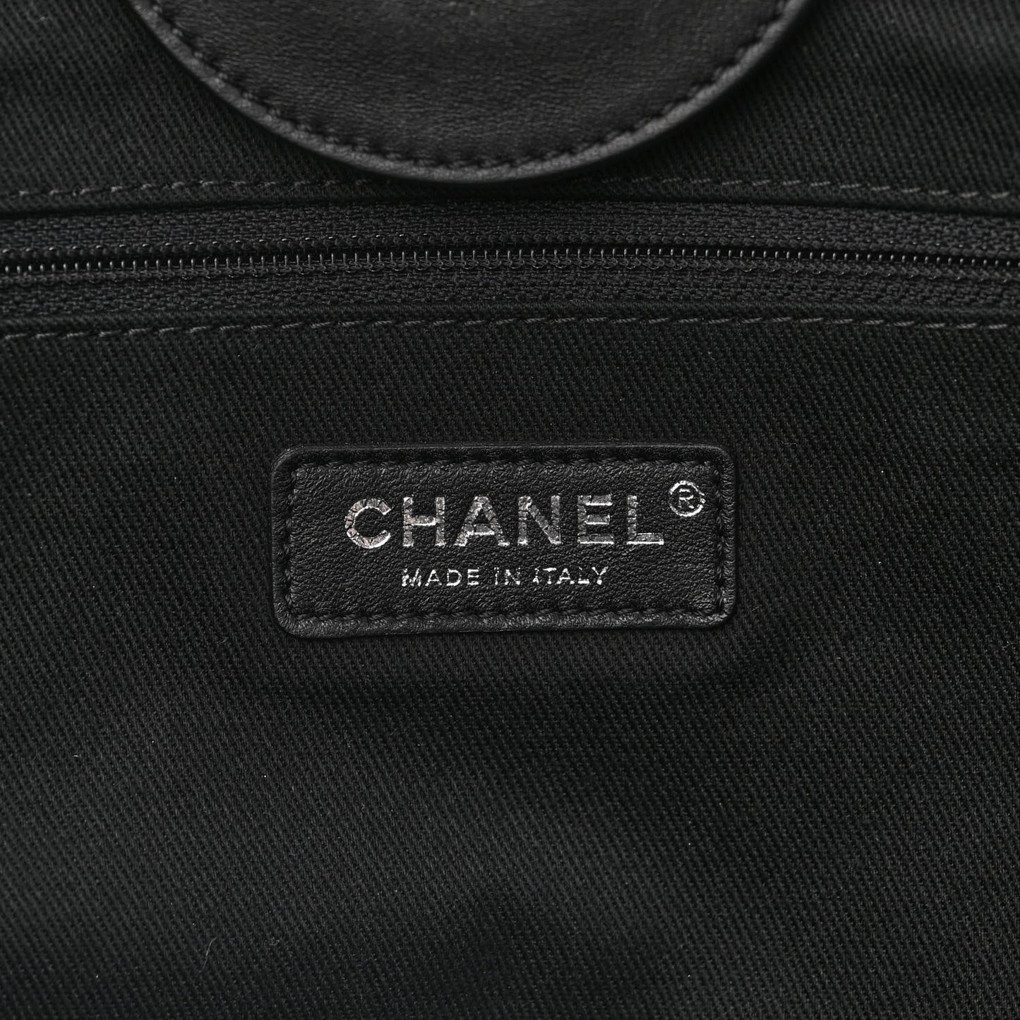 Shearling Large Deauville Tote Black
