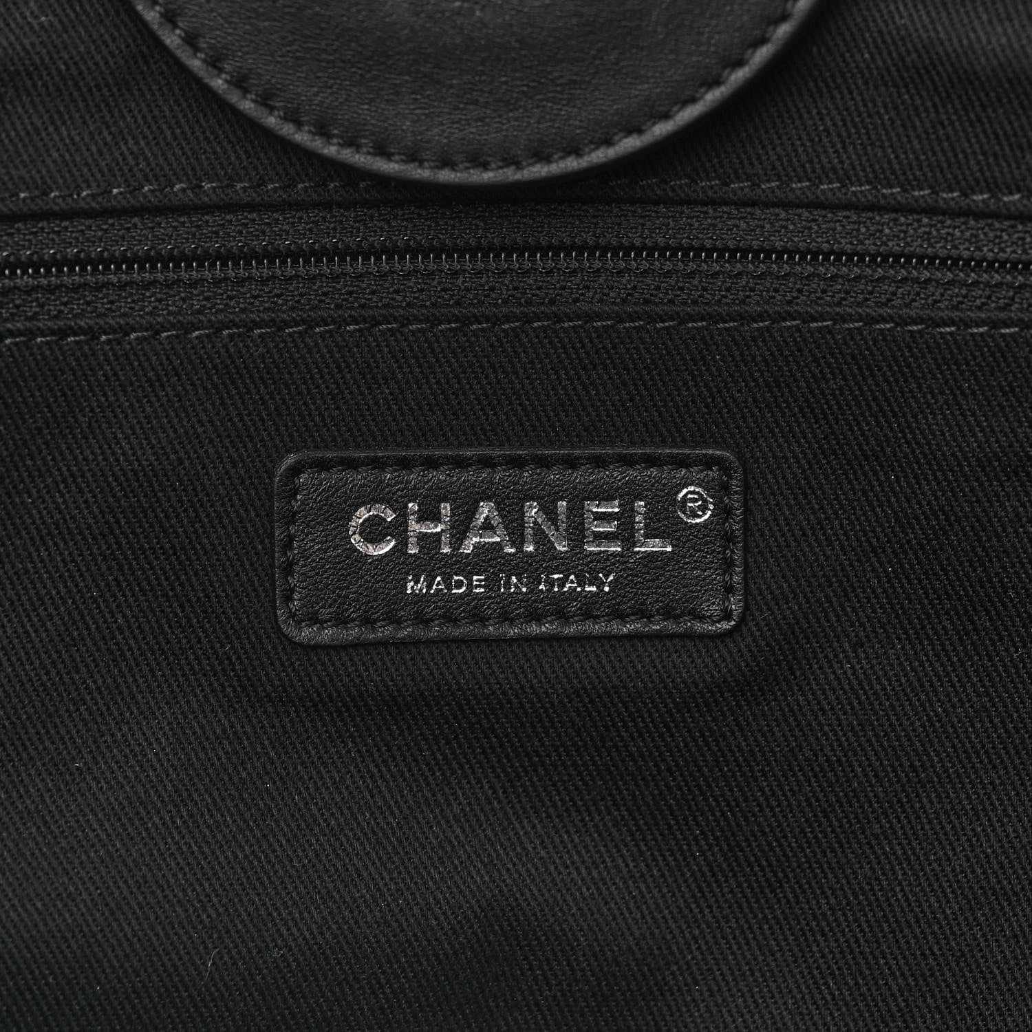 Chanel Shearling Large Deauville Tote Black 6 of 11