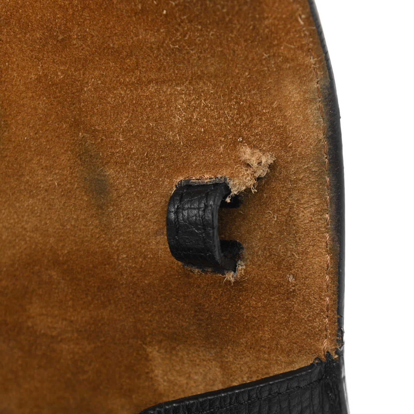 Derby Calfskin House Check Small Macken Crossbody Bag Black