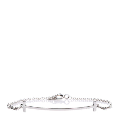 Tiffany Sterling Silver T Smile Bracelet 1 of 7
