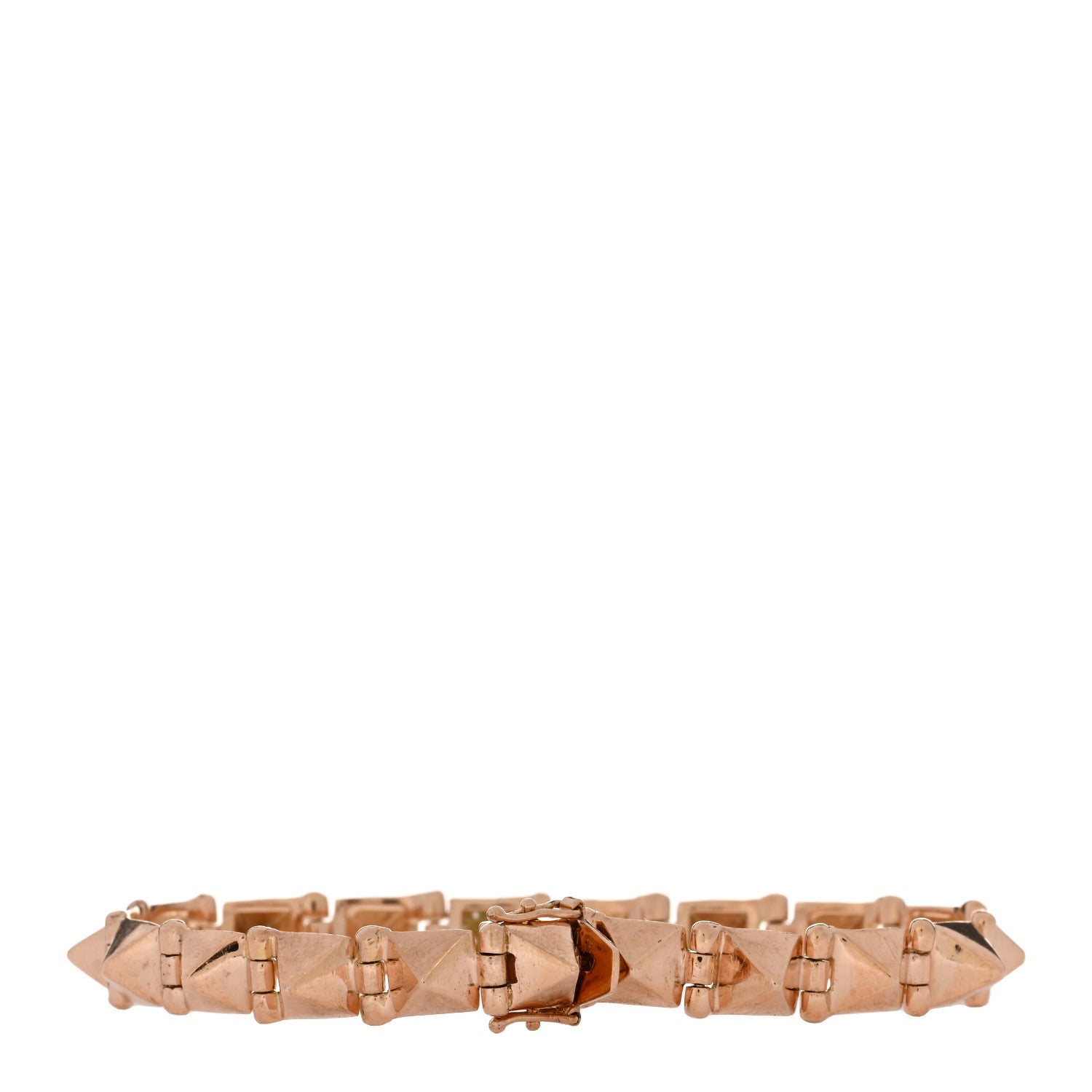 Anita Ko 14K Rose Gold Diamond Small Spike Bracelet 2 of 3