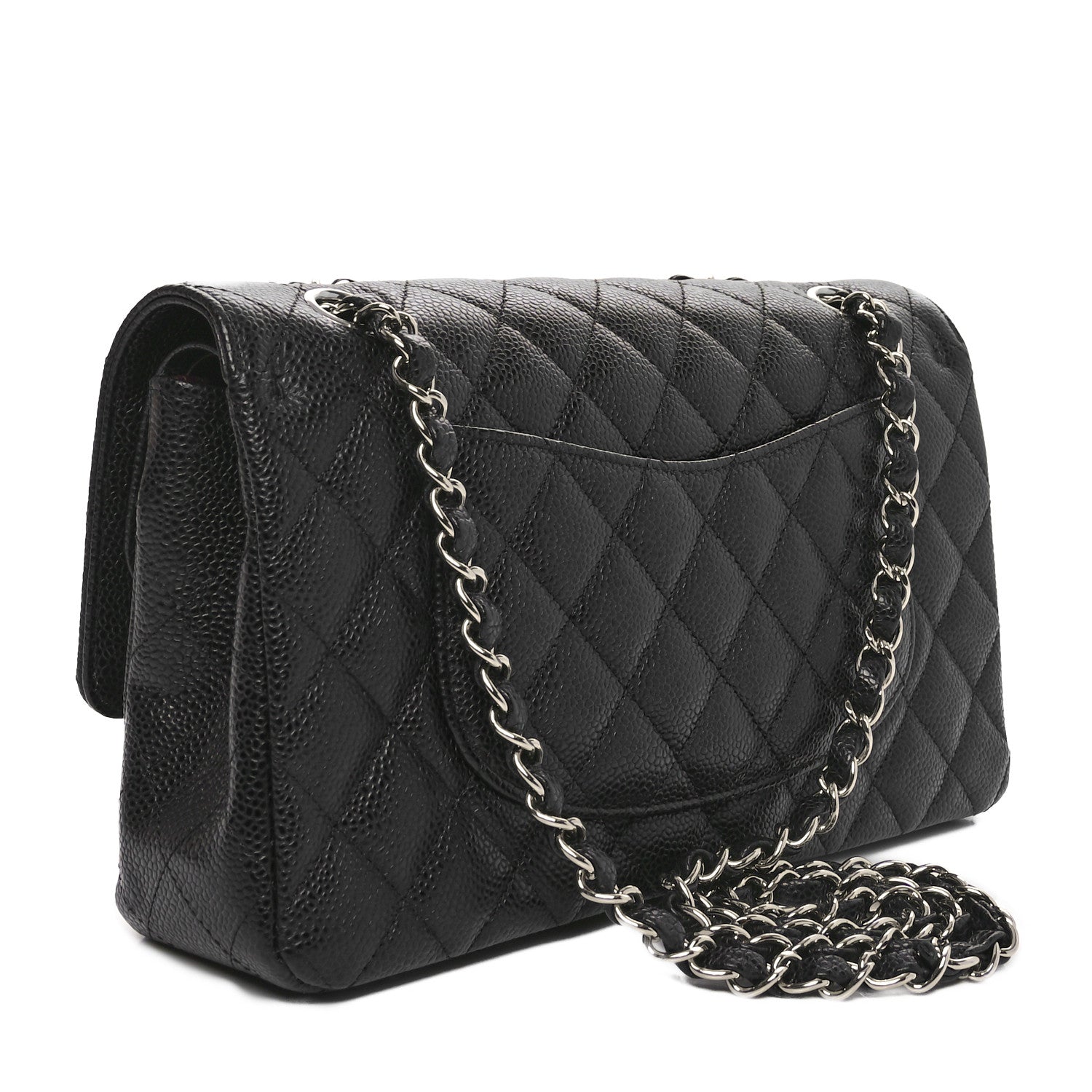 Chanel Caviar Quilted Medium Double Flap Black 3 of 11