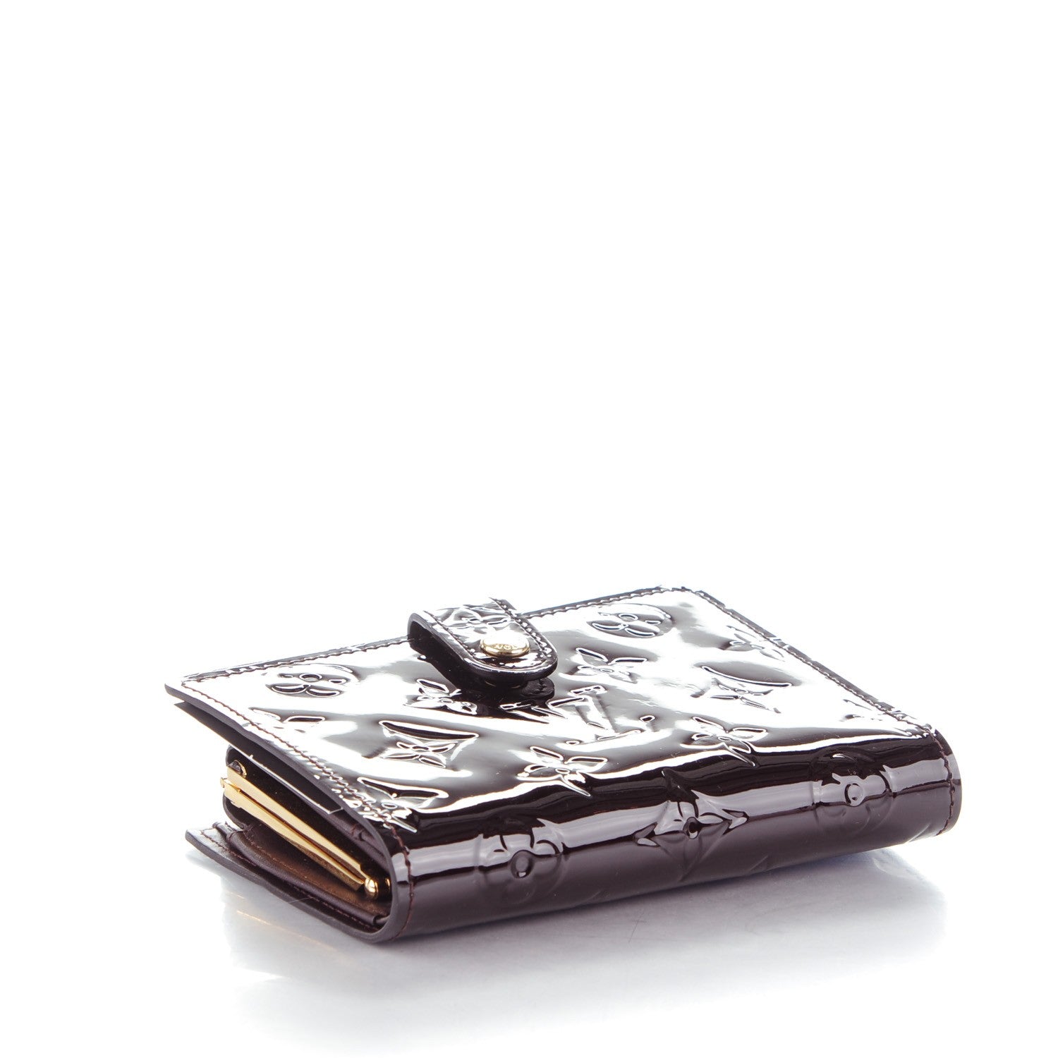 Louis Vuitton Vernis French Purse Wallet Amarante 4 of 7