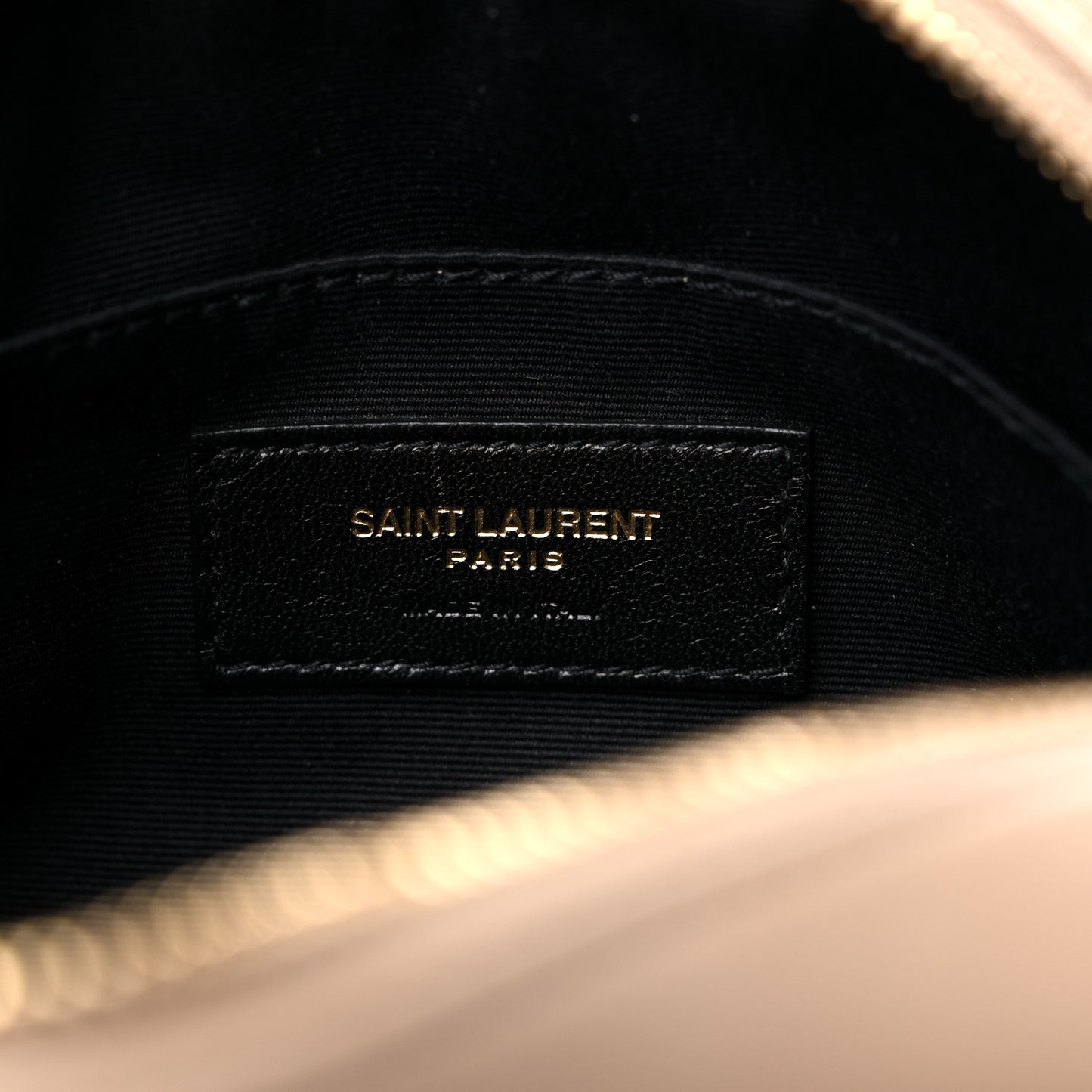Calfskin Matelasse Monogram Lou Belt Bag Dark Beige