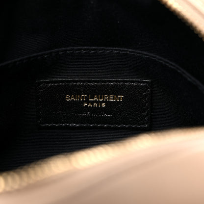 Saint Laurent Calfskin Matelasse Monogram Lou Belt Bag Dark Beige 7 of 10