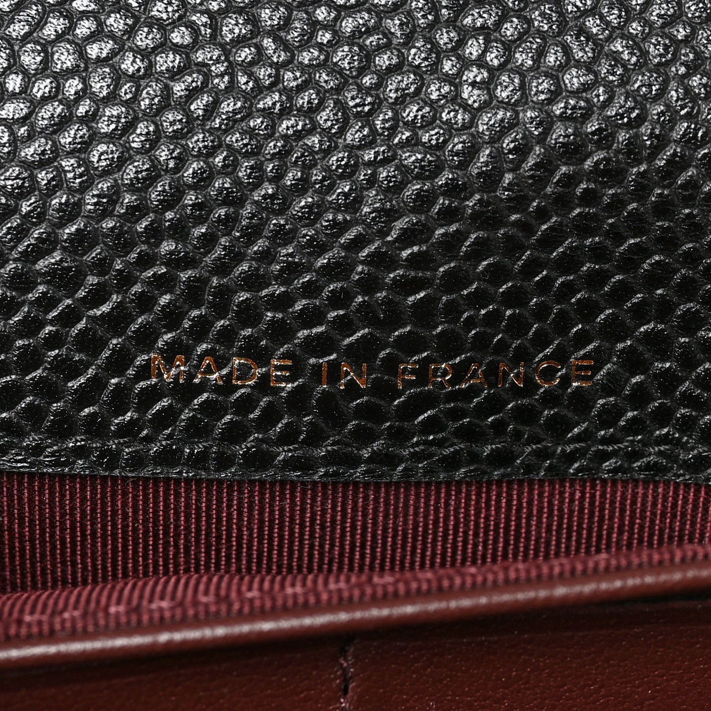 Caviar Quilted Large Gusset Flap Wallet Black