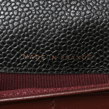 Chanel Caviar Quilted Large Gusset Flap Wallet Black 7 of 7