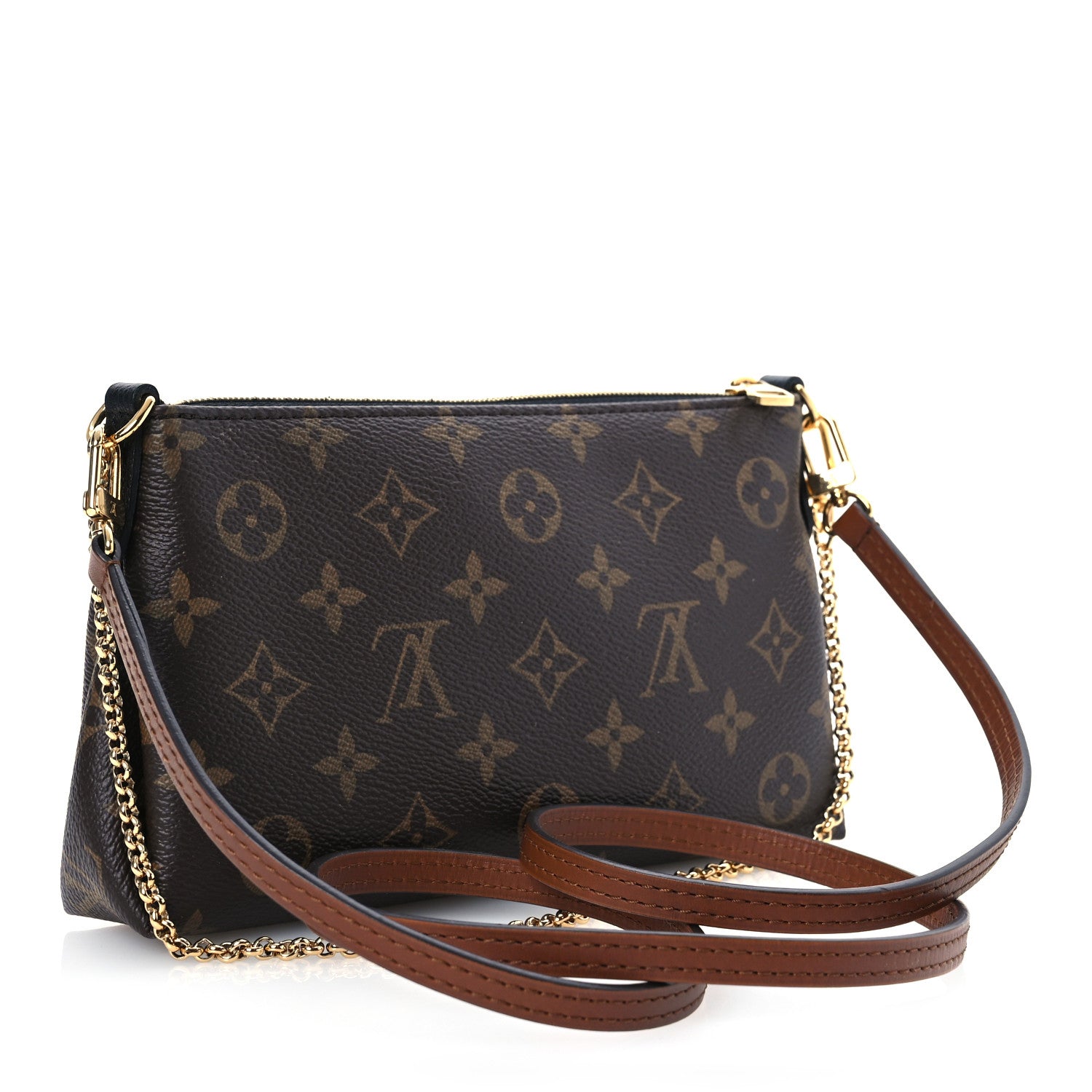 Louis Vuitton Monogram Pallas Clutch Black 3 of 11
