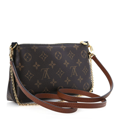 Louis Vuitton Monogram Pallas Clutch Black 3 of 11