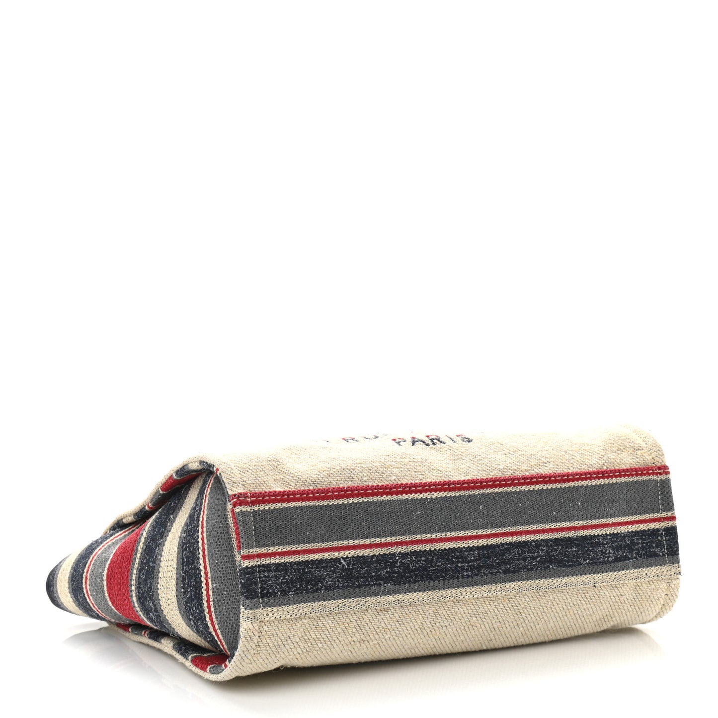 Striped Canvas Small Deauville Tote