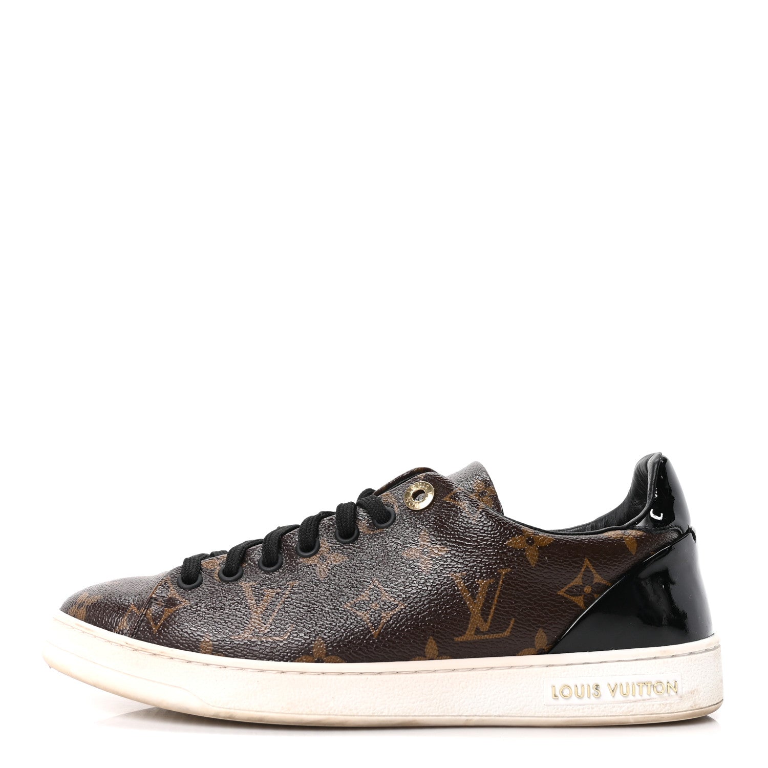 Louis Vuitton Patent Monogram Frontrow Sneakers 38 1 of 10
