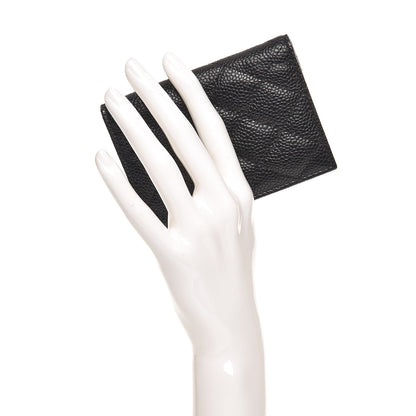 Chanel Caviar Quilted Card Holder Wallet Black 2 of 8
