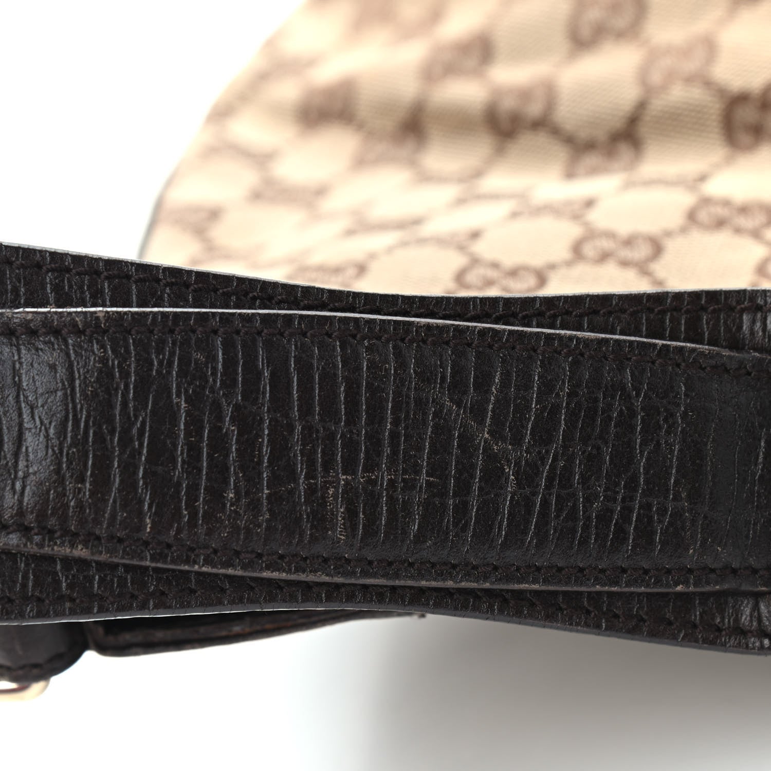 Gucci Monogram Hasler Hobo Dark Brown 17 of 17