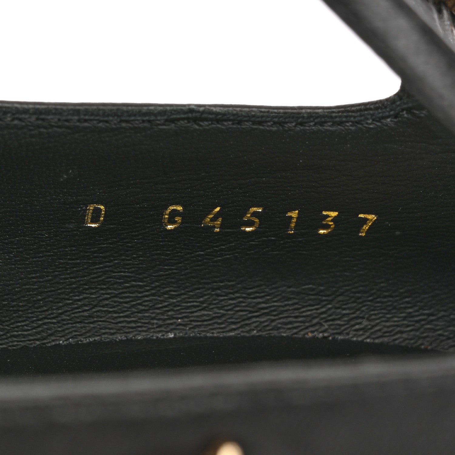 Chanel Lambskin Patent Cap Toe Charms Mary Jane Pumps 36.5 Black 9 of 10