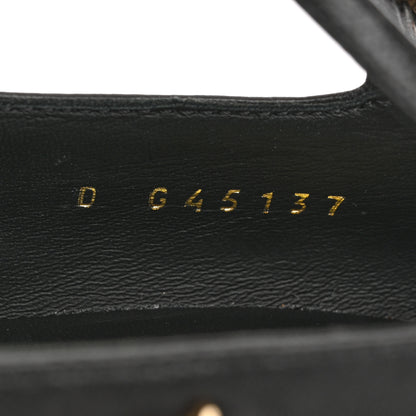 Chanel Lambskin Patent Cap Toe Charms Mary Jane Pumps 36.5 Black 9 of 10