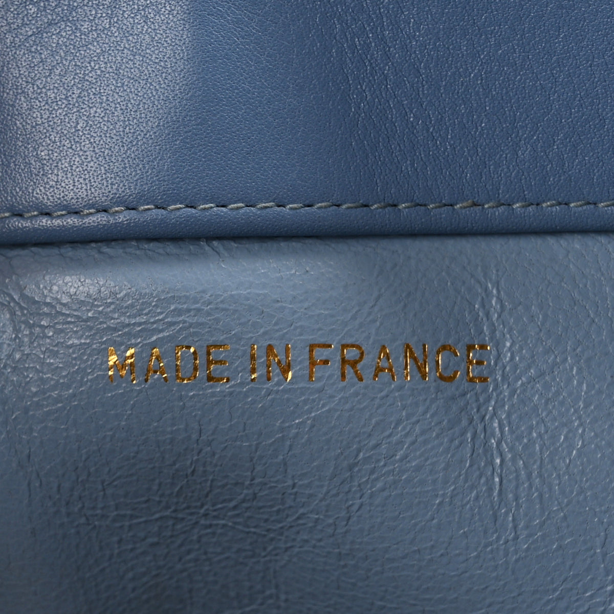 Chanel Lambskin CC Tote  Blue 7 of 11