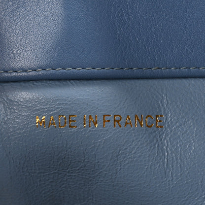 Chanel Lambskin CC Tote  Blue 7 of 11