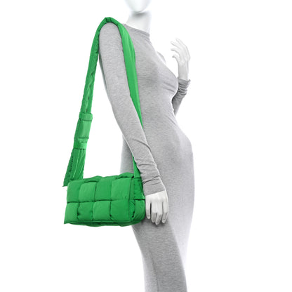 Bottega Veneta Nylon Intrecciato Padded Tech Cassette Bag Parakeet 3 of 10
