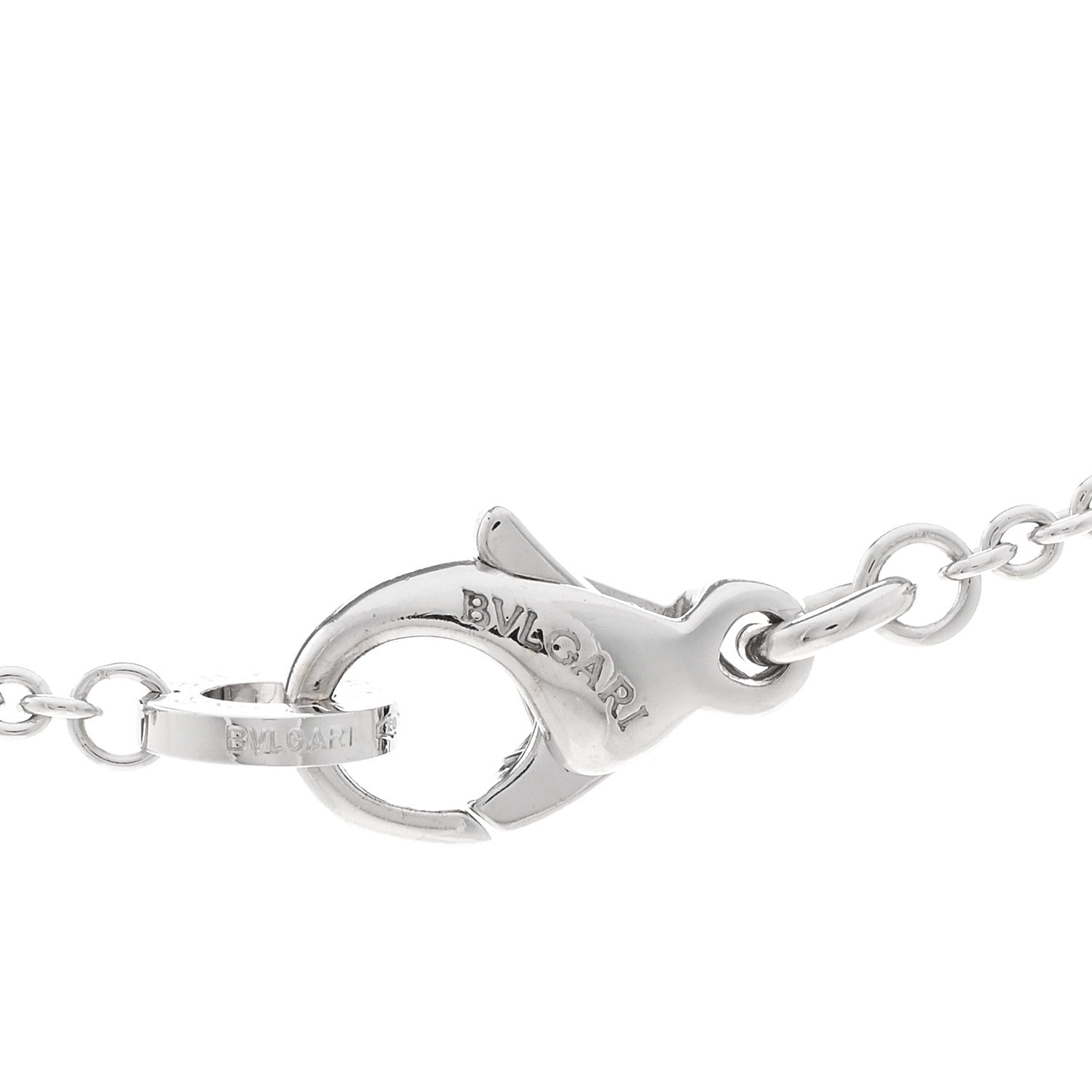 Bulgari 18K White Gold Cicladi Pendant Necklace 4 of 4