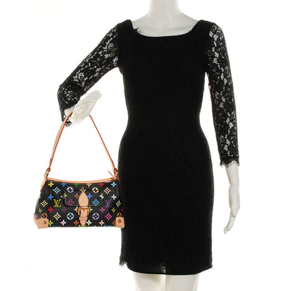 Louis Vuitton Monogram Multicolor Eliza Black 2 of 7