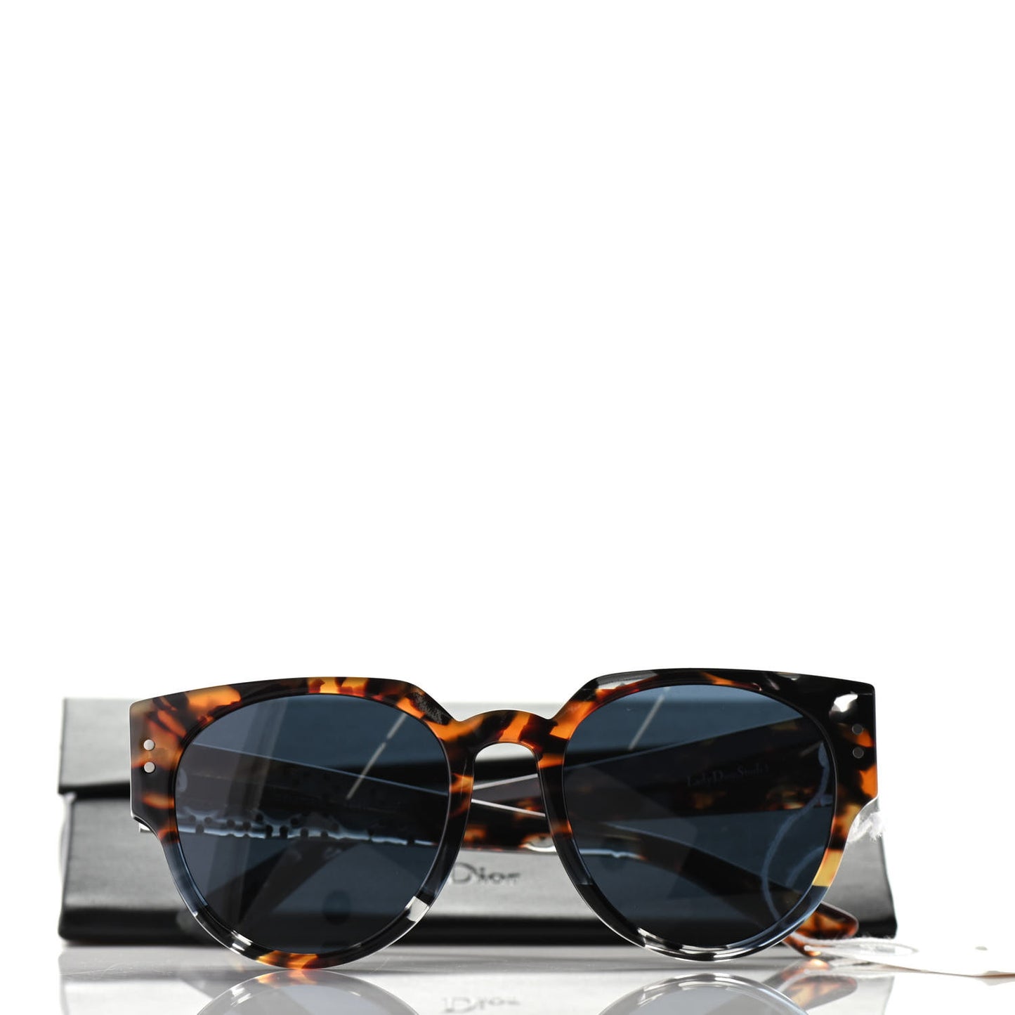 Lady Dior Studs 3 Sunglasses Tortoise