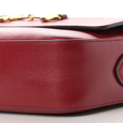 Gucci Azalea Calfskin Small Horsebit 1955 Shoulder Bag New Cherry Red 9 of 10