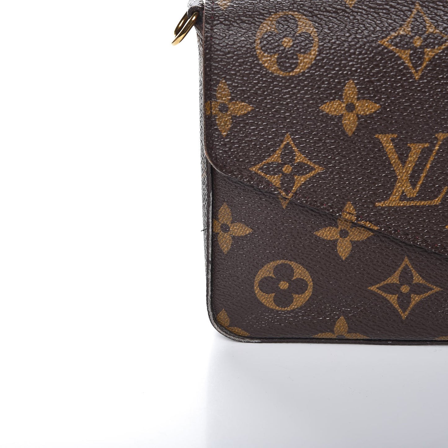 Monogram Pochette Felicie Chain Wallet Fuchsia