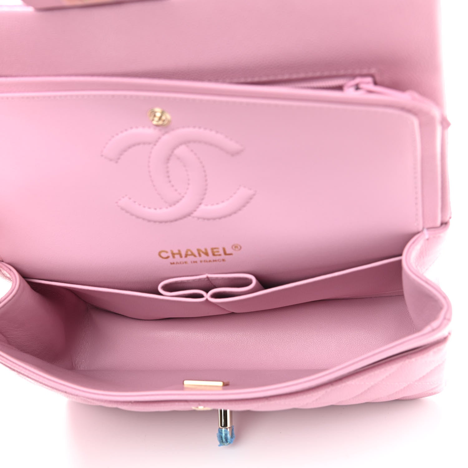 Chanel Caviar Quilted Small Double Flap Pink 5 of 11