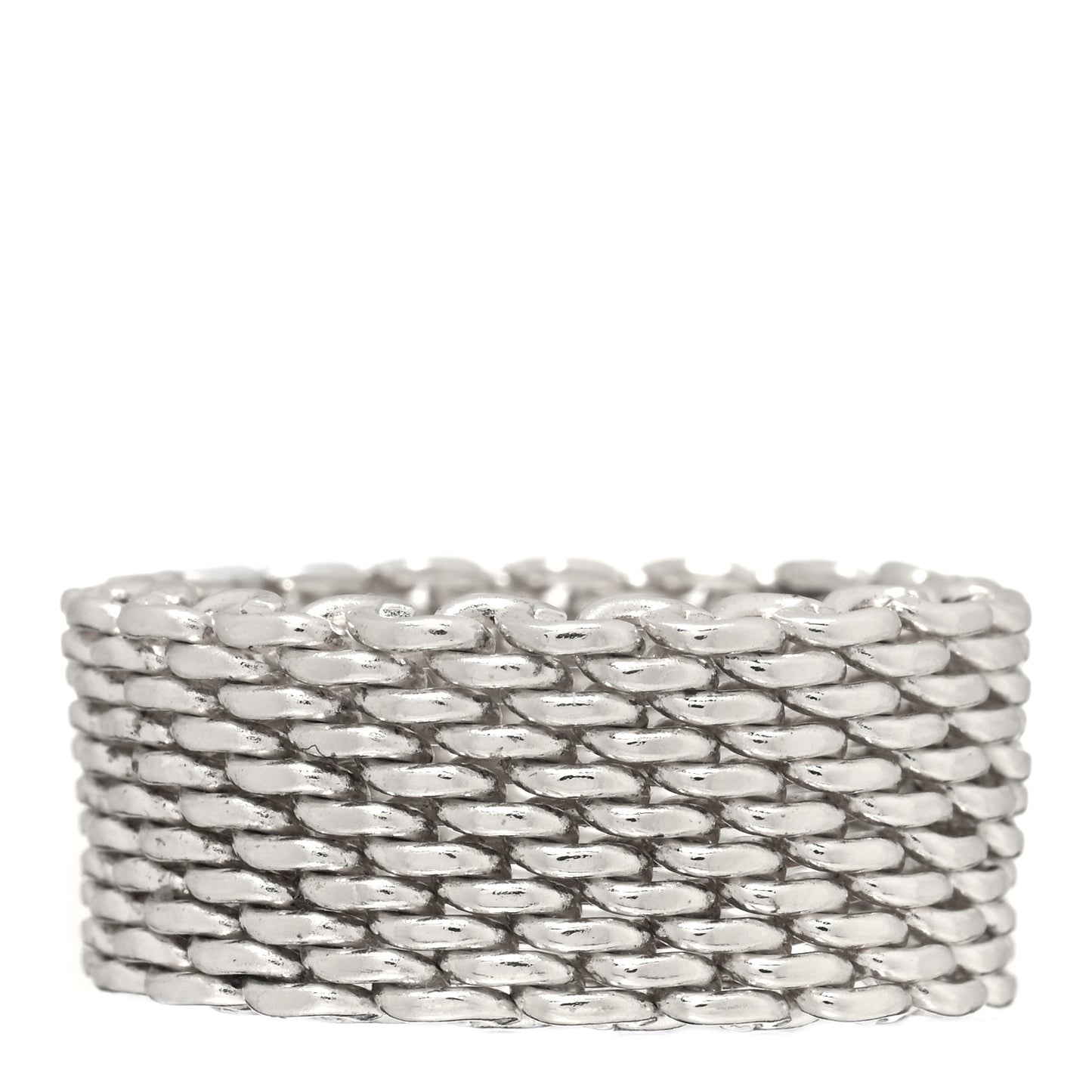 Sterling Silver Somerset Mesh Ring 56 7.75