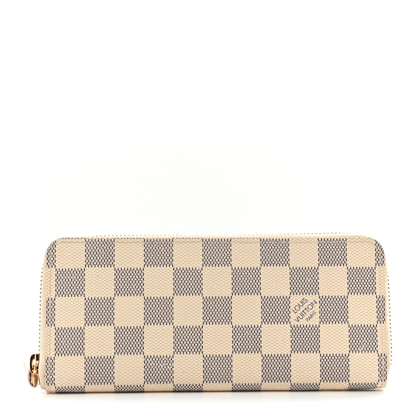 Damier Azur Clemence Wallet Rose Ballerine