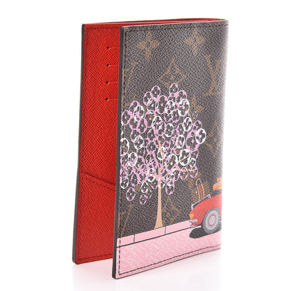 Louis Vuitton Monogram 2019 Christmas Animation Passport Cover Rouge 3 of 10