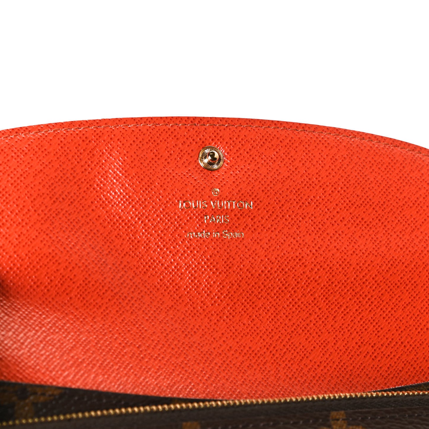 Monogram Emilie Wallet Piment
