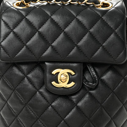 Chanel Calfskin Quilted Mini Urban Spirit Backpack Black 8 of 10