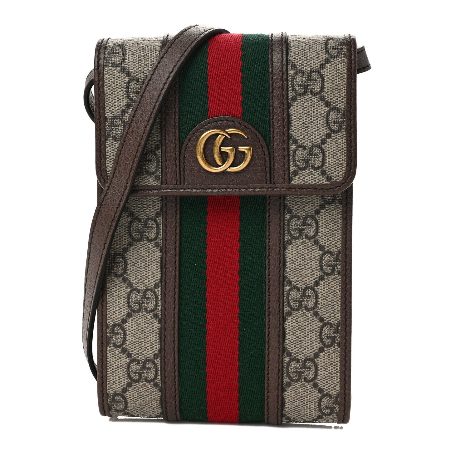 GG Supreme Monogram Web Mini Ophidia Crossbody Bag Beige New Acero