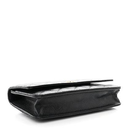 Chanel Caviar Quilted Wallet on Chain WOC Black 4 of 11