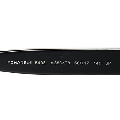 Chanel Acetate Square Sunglasses 5408 Black 5 of 7