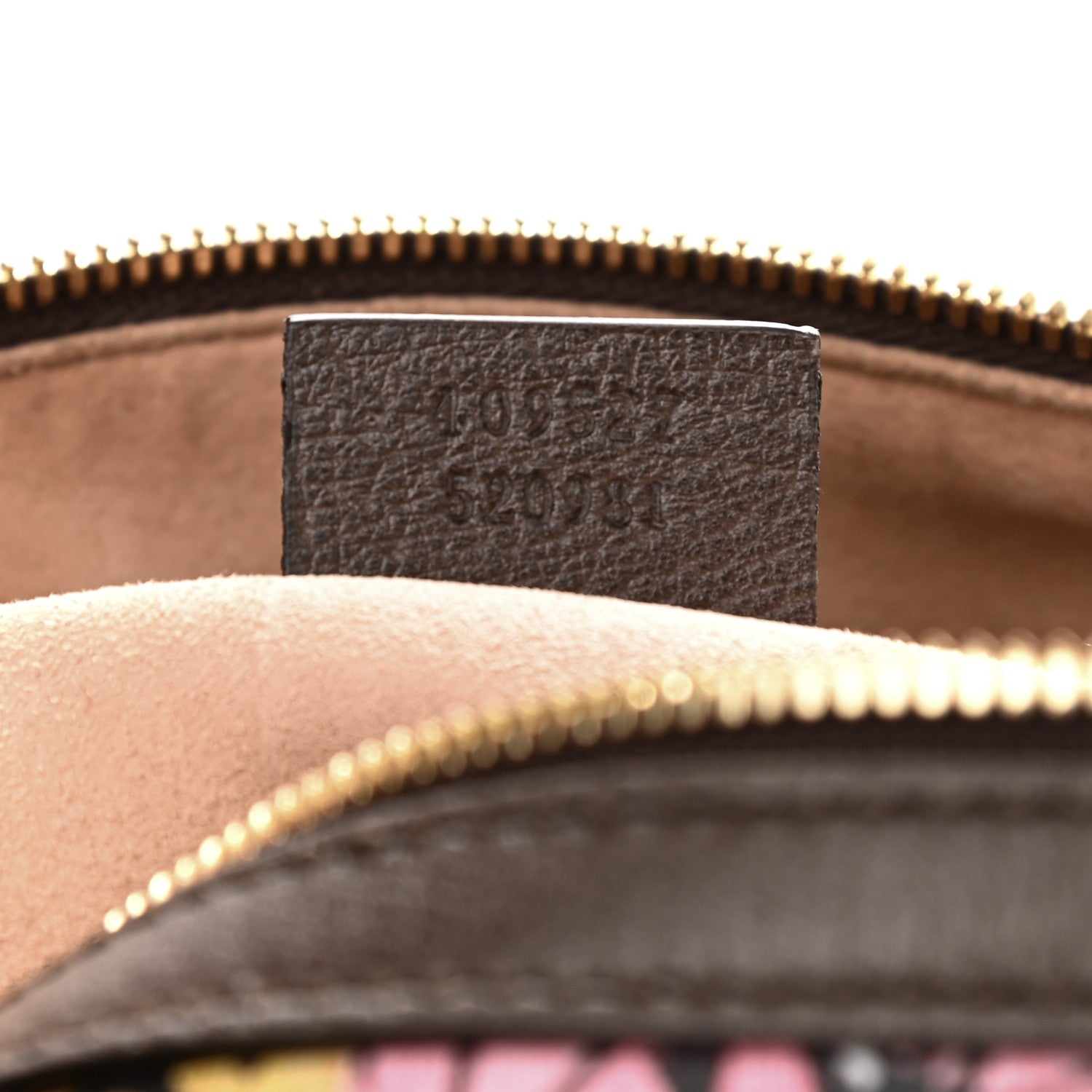 Gucci GG Supreme Monogram Bengal Medium Boston Beige PInk 7 of 13