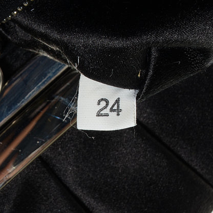 Prada Satin Pochette Clutch Black 7 of 9