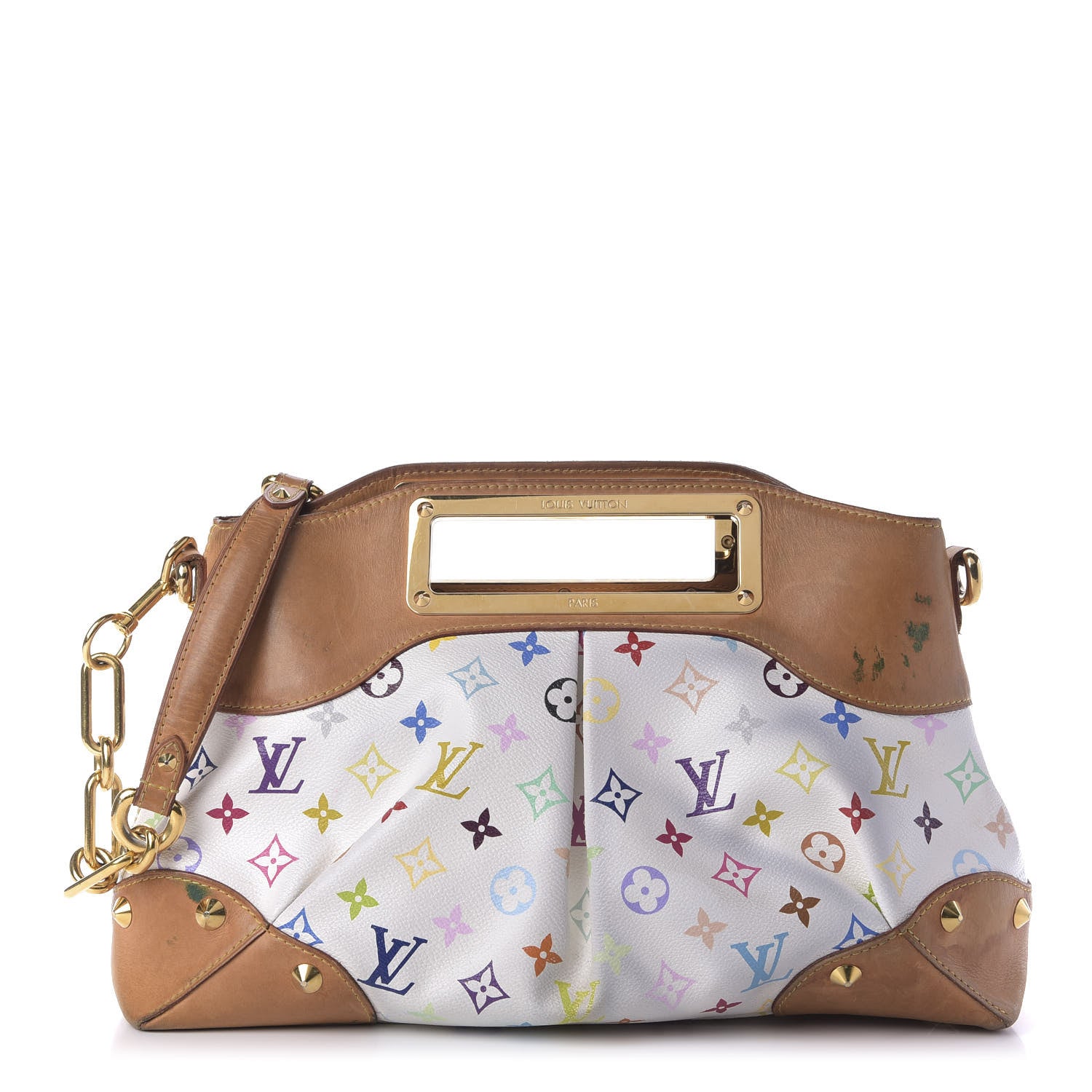 Louis Vuitton Monogram Multicolor Judy MM White 1 of 8