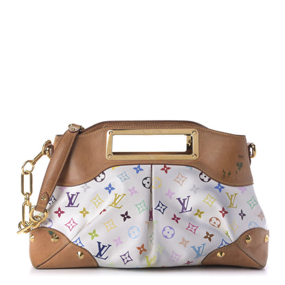 Louis Vuitton Monogram Multicolor Judy MM White 1 of 8