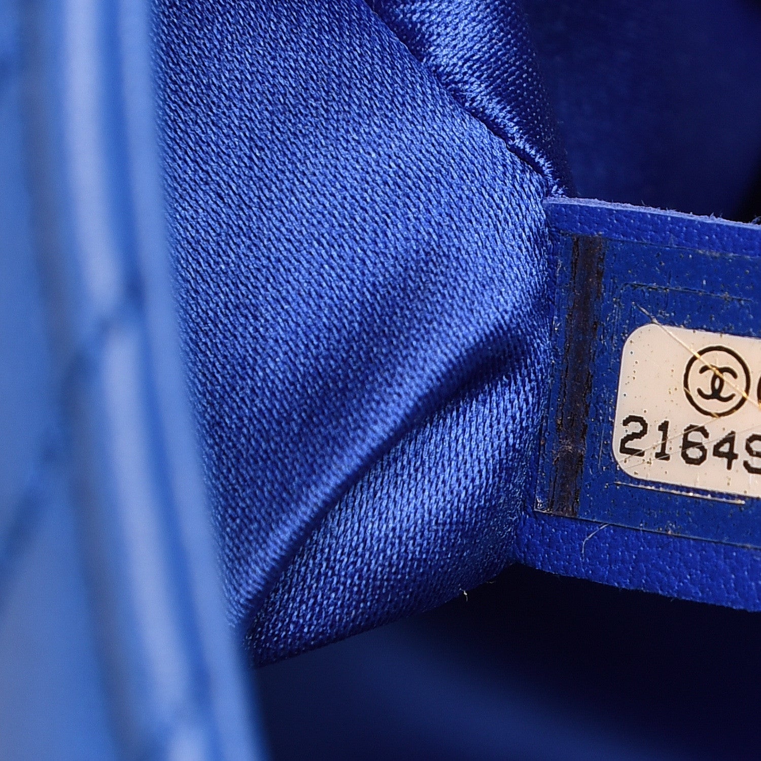Chanel Lambskin Large CC Crossing Flap Blue 7 of 12